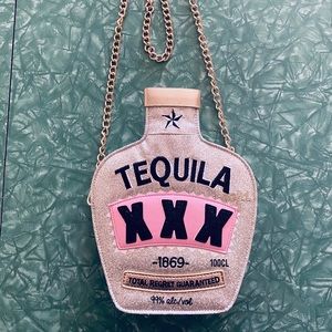 Skinny Dip Glitter Tequila Purse